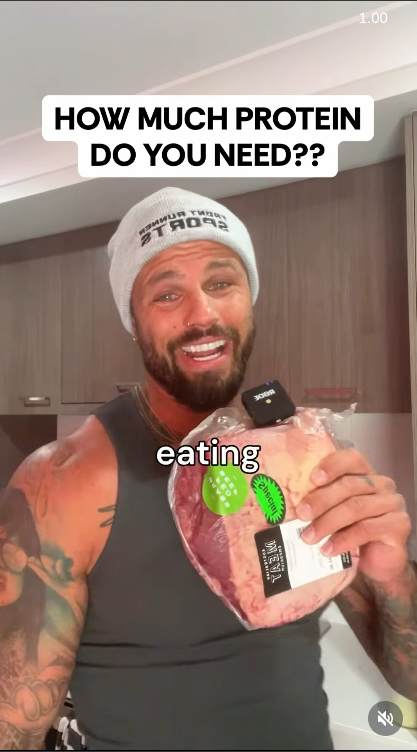 Diet reel about protein intake